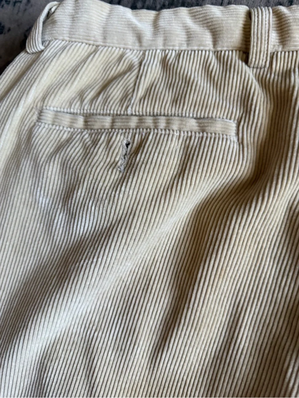 Tommy Hilfiger men’s 1990’: vintage pleated corduroy pants size 36x34